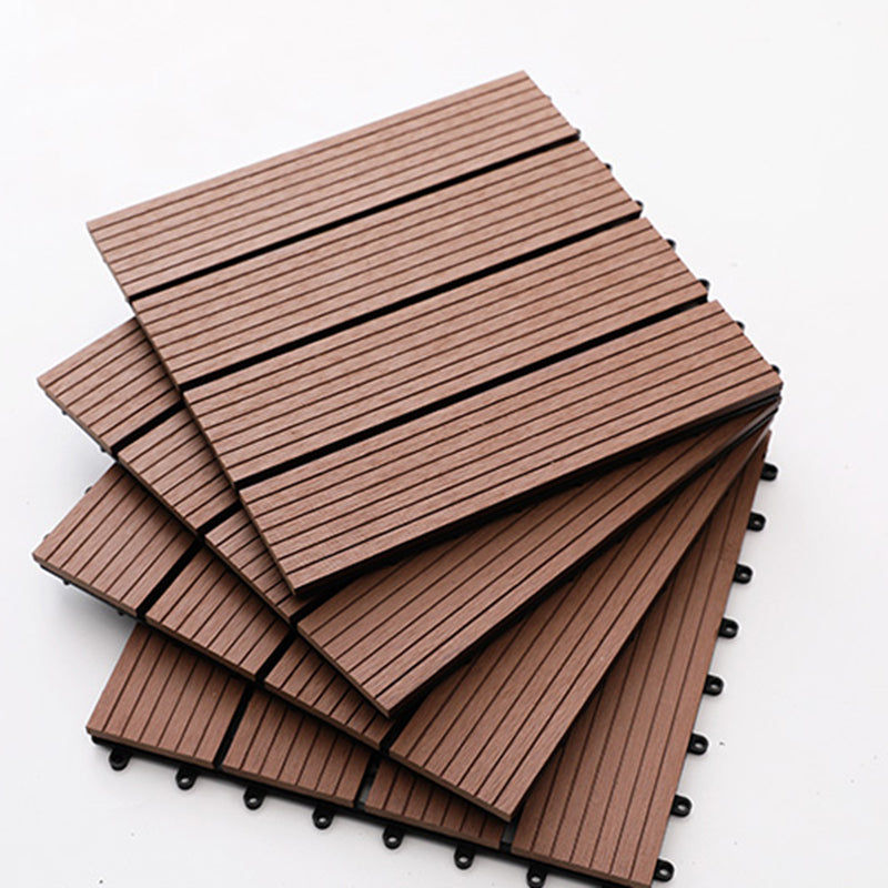 Striped pattern terrace tiles interlocking tiles kit outdoor patio