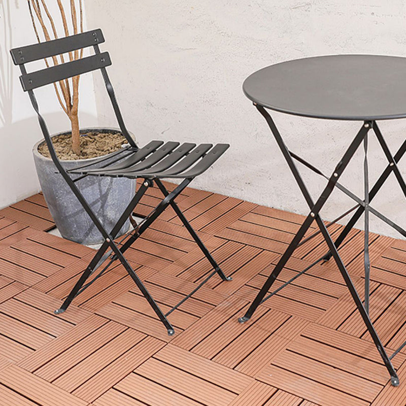 Striped pattern terrace tiles interlocking tiles kit outdoor patio