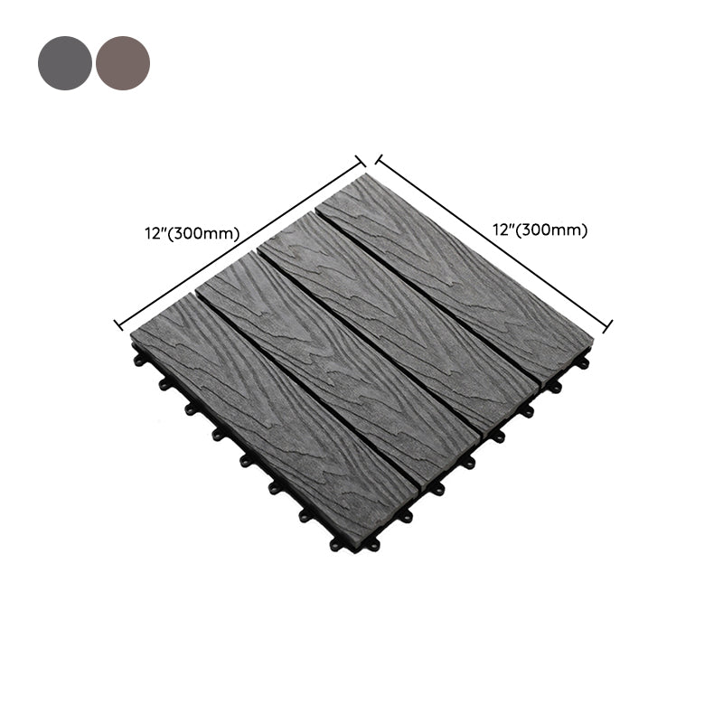 Striped pattern terrace tiles interlocking tiles kit outdoor patio