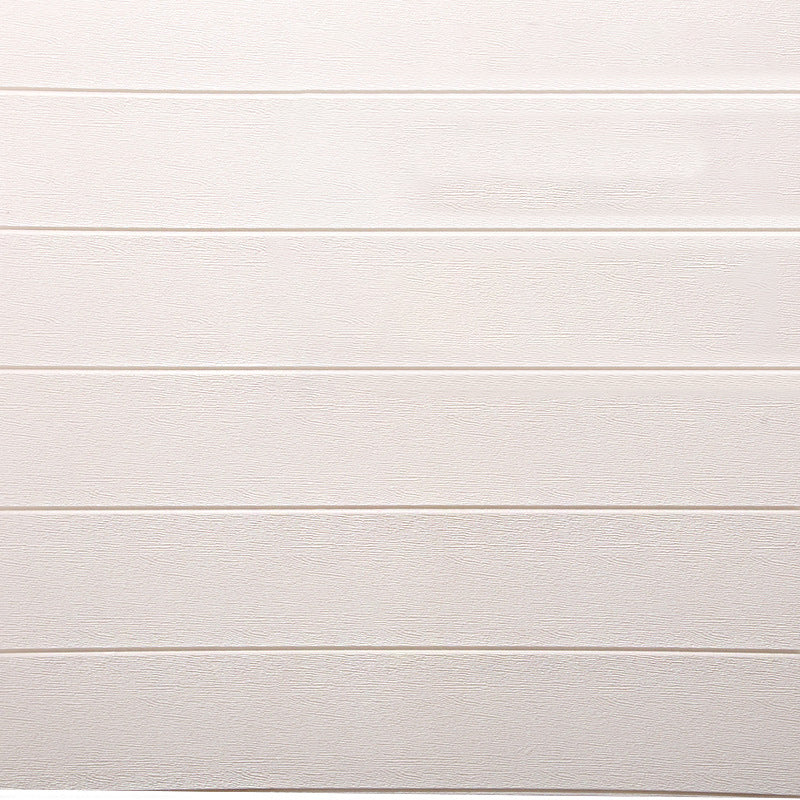 Modern Tin Back Wall Panel Smooth Wall Ceiling Wood Grain Design Set of 1
