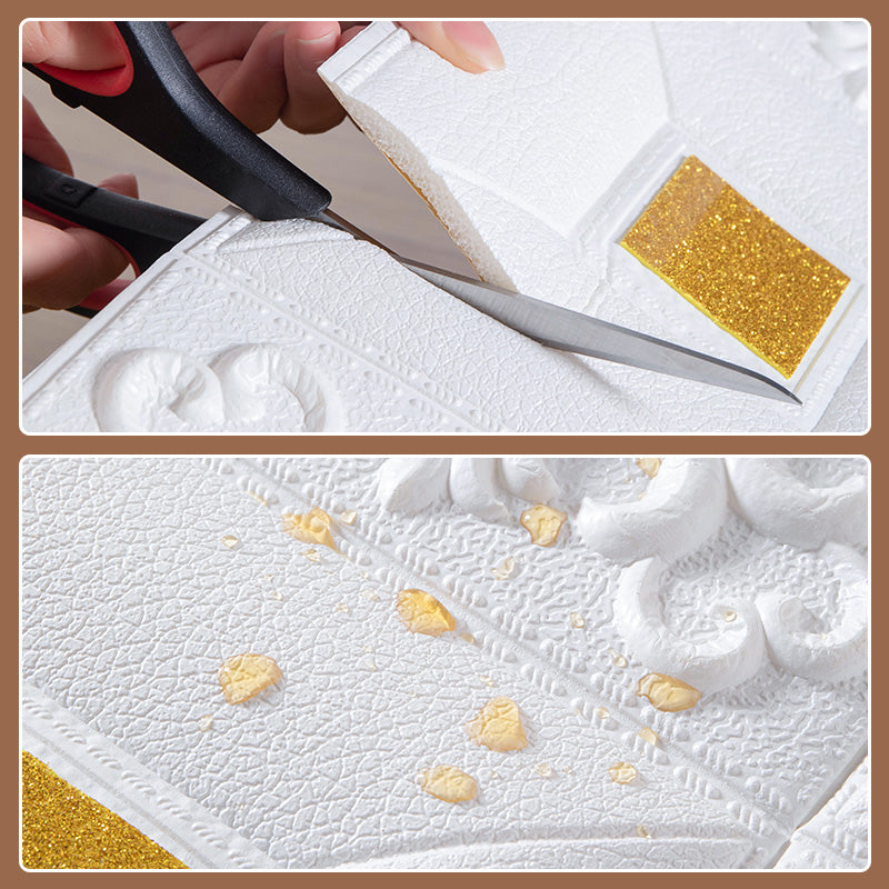 Dreamy Style Pearl Wall Paneling PVC Wall Access Panel Peel and Stick Wall Tile