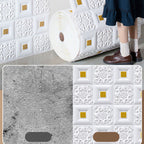 Dreamy Style Pearl Wall Paneling PVC Wall Access Panel Peel and Stick Wall Tile
