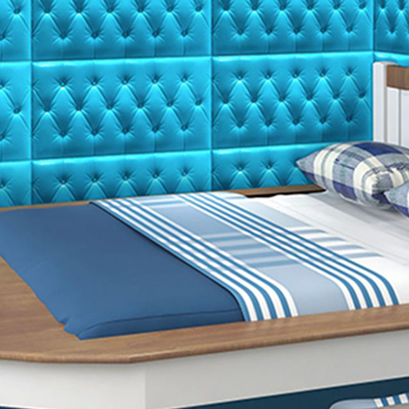 Modern Wall Panel Smooth Wall Indoor Upholstered Board Set of 4