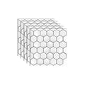 Square Peel and Stick Back Wall Modern Plastic Peel and Stick Back Wall