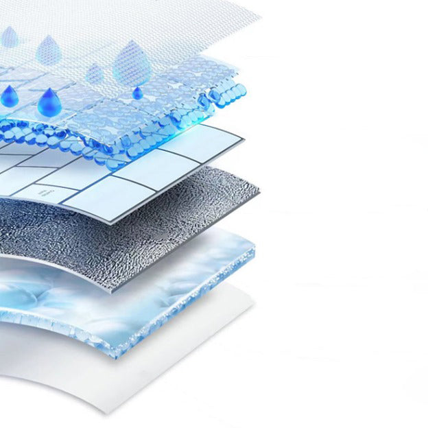 Square Peel and Stick Back Wall Modern Plastic Peel and Stick Back Wall