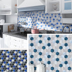 Square Peel and Stick Back Wall Modern Plastic Peel and Stick Back Wall