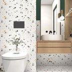 PVC Rectangular 20 Pack 12" x 23" Peel & Stick Mosaic Tile Kitchen and Bathroom