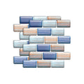 Plastic Peel-and-Stick Tiles Indoor Subway Tiles Wallpaper with Waterproof