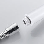 5 Sprays Shower Head Round Wall Mounted Plastic Wall Connector Holder Handheld Shower Head