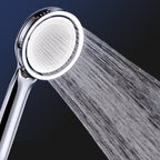 Round Handheld Shower Head made of Plastic Contemporary Style Shower Head