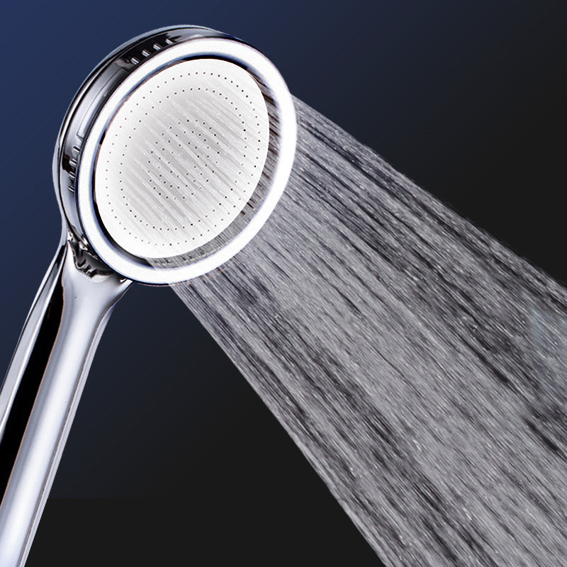 Round Handheld Shower Head made of Plastic Contemporary Style Shower Head