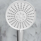 Plastic Handheld Showerhead Round Hand Shower with Self-Cleaning