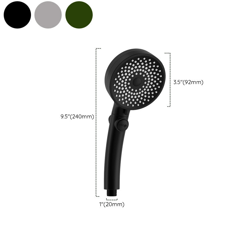 Plastic gloves round adjustable spray pattern hand shower