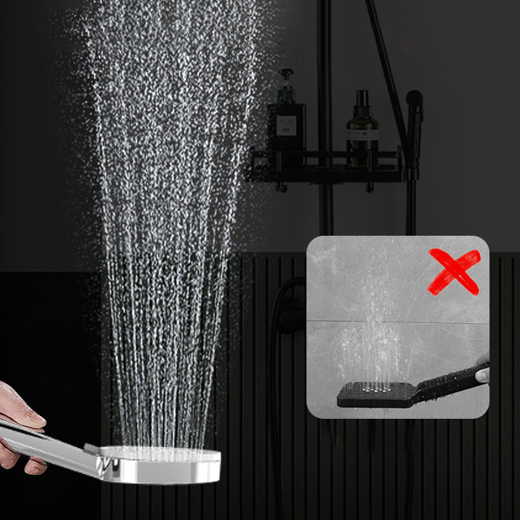 Plastic Handheld Shower Head Round Handheld Shower Head with Adjustable Spray Pattern