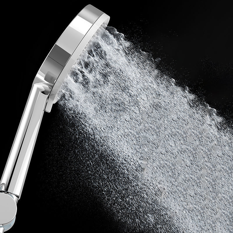 Plastic Handheld Shower Head Round Handheld Shower Head with Adjustable Spray Pattern