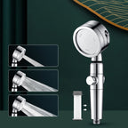 Plasti Showerhead Contemporary Handheld Showerhead with Adjustable Water Flow