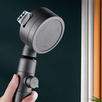 Plasti Showerhead Contemporary Handheld Showerhead with Adjustable Water Flow