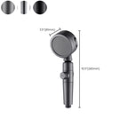Plasti Showerhead Contemporary Handheld Showerhead with Adjustable Water Flow