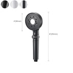 Round Shower Head Plastic Modern Shower Head with Adjustable Spray Pattern