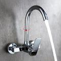 Center connection basin mixer single lever swivel spout center connection fitting