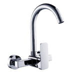 Center connection basin mixer single lever swivel spout center connection fitting