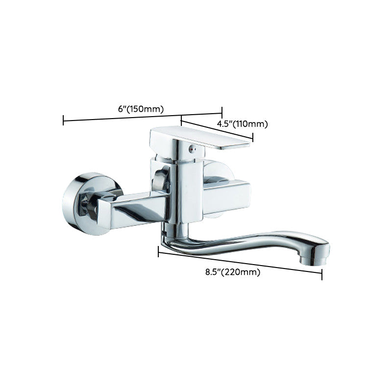 Center connection basin mixer single lever swivel spout center connection fitting