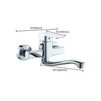 Center connection basin mixer single lever swivel spout center connection fitting