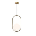 Elegant Pendant Light | Hanging Lamp Brass 15 cm Metal