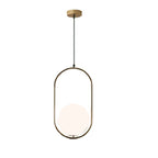 Elegant Pendant Light | Hanging Lamp Brass 15 cm Metal