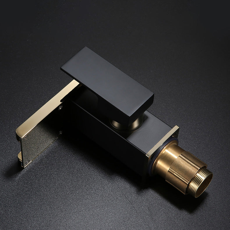 Basin Waterfall Outlet Single Lever Tap with LED Light