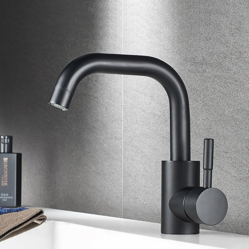 Basin Waterfall Outlet Single Lever Tap with LED Light