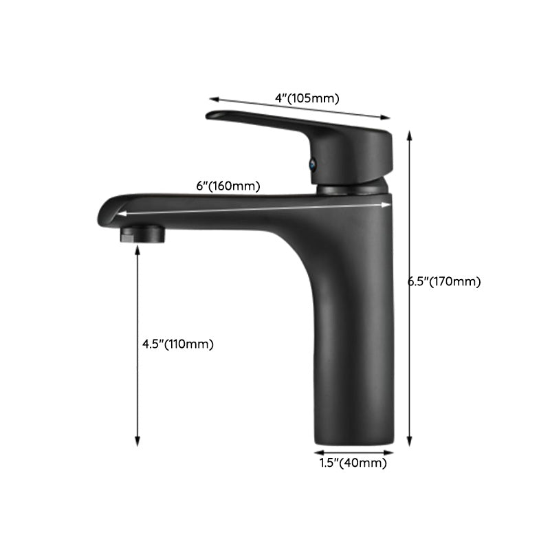 Basin Waterfall Outlet Single Lever Tap with LED Light