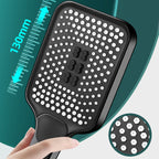 Contemporary Handheld Supercharged Showerhead Square 3 Settings Spray Head
