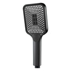 Contemporary Handheld Supercharged Showerhead Square 3 Settings Spray Head