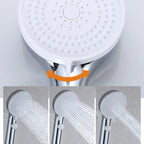 Modern adjustable shower head metal 3 spray functions shower head combi