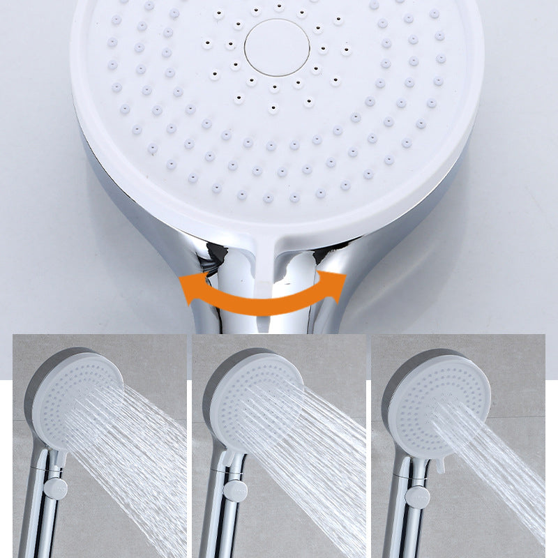 Modern adjustable shower head metal 3 spray functions shower head combi