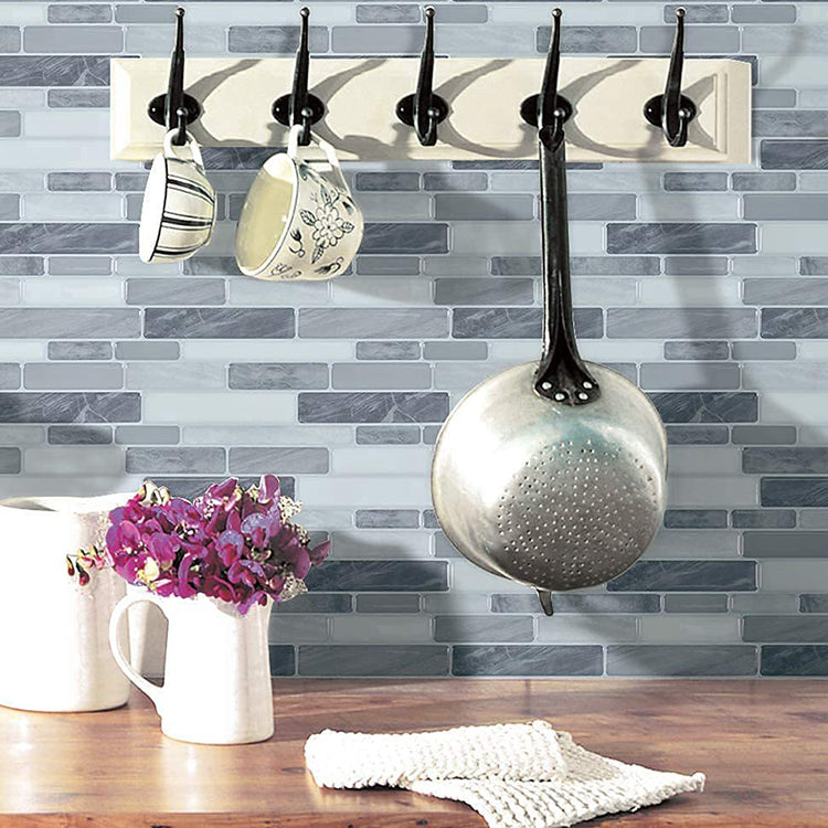 Square Peel-and-Stick Tiles Plastic Indoor Peel & Stick Subway Tile