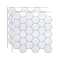 Square Peel-and-Stick Tiles Plastic Indoor Peel & Stick Subway Tile