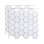 Square Peel-and-Stick Tiles Plastic Indoor Peel & Stick Subway Tile