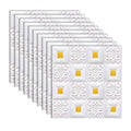 Modern Pearl Wall Bowls PVC Wall Access Panel Peel and Stick Wall Tile Set of 10