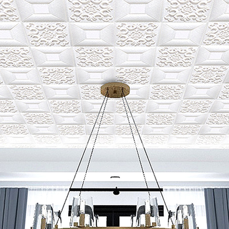 Modern Pearl Wall Bowls PVC Wall Access Panel Peel and Stick Wall Tile Set of 10