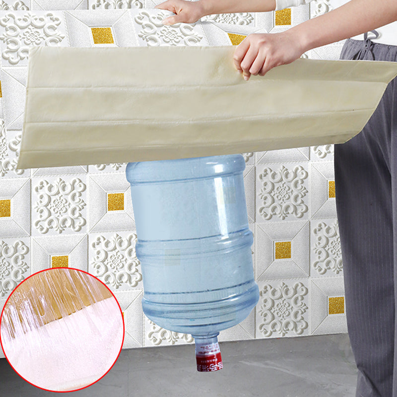 Modern Pearl Wall Bowls PVC Wall Access Panel Peel and Stick Wall Tile Set of 10