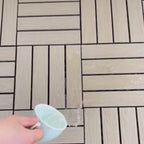 Waterproof Decking Board Strips Composite Square Outdoor Decking Tile Terrace