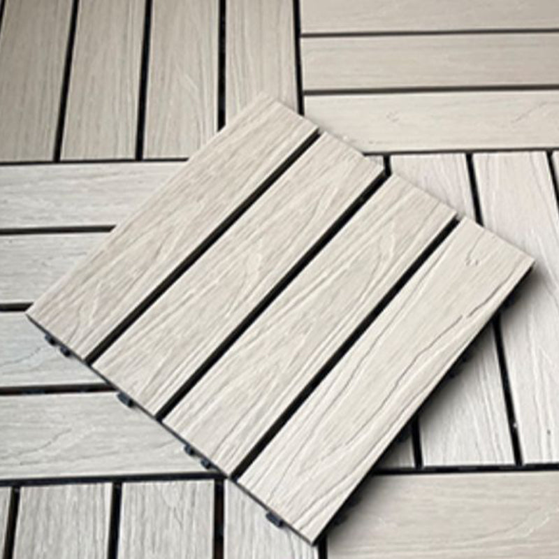 Waterproof Decking Board Strips Composite Square Outdoor Decking Tile Terrace