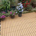 Waterproof Decking Board Strips Composite Square Outdoor Decking Tile Terrace