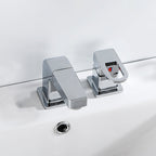 Bathroom faucet lever handle brass handheld shower sink faucet