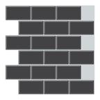 Modern Peel and Stick Tiles PVC Subway Tile Peel and Stick Wall Tile for Bathroom