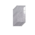 Modern Pearl Wall Protection Element PVC Wall Access Panel Peel and Stick Wall Tile Set of 5