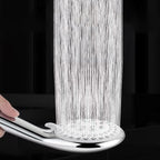 Basic handheld shower round standard shower heads in silver