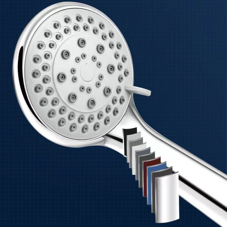 Basic handheld shower round standard shower heads in silver
